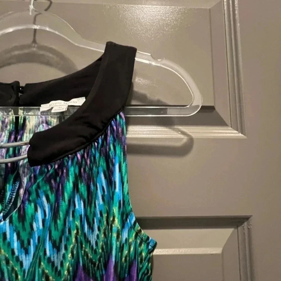 Studio Works Multicolor Print Sleeveless Dress Size M - Picture 9 of 14